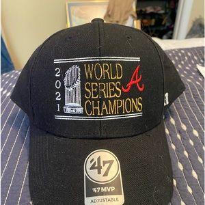 Brand new Atlanta Braves championship baseball cap